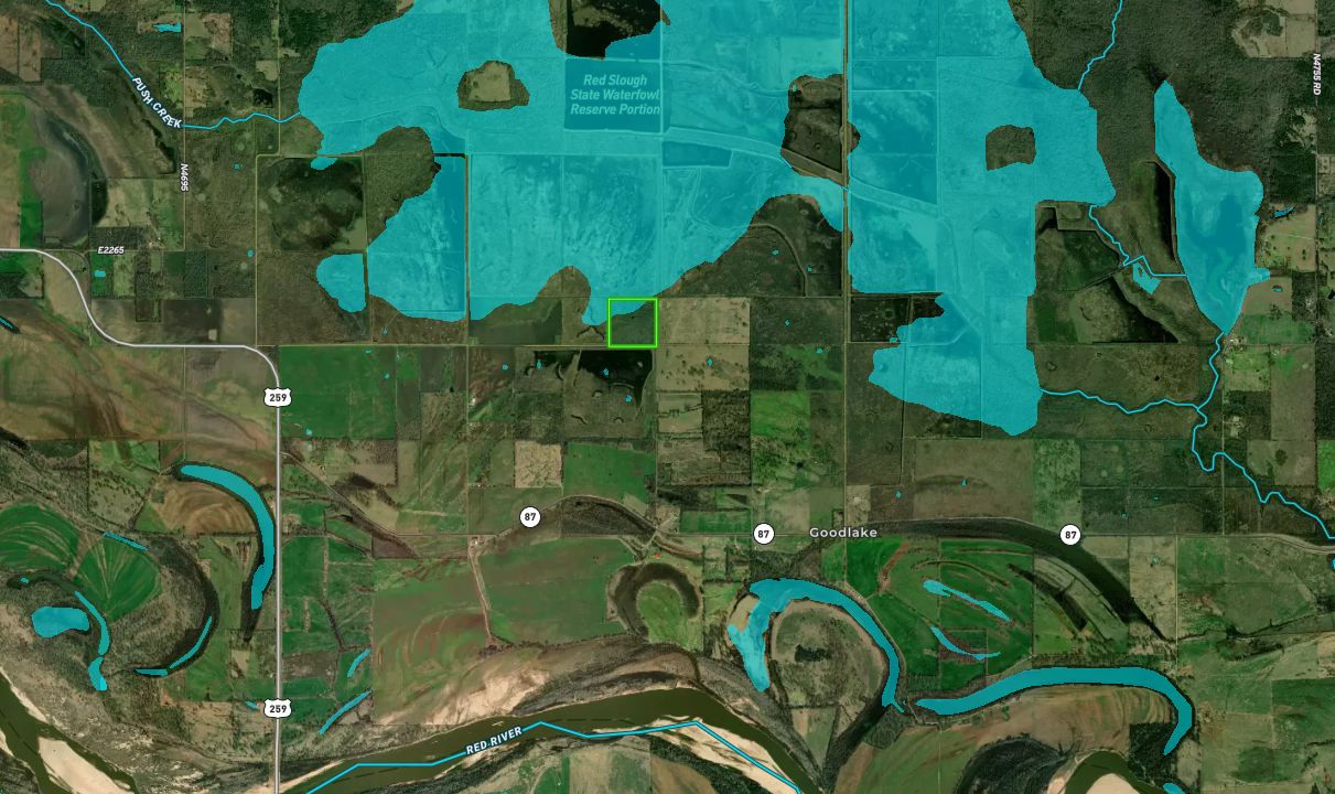Zoomed in 40acre McCurtain Co. OK
